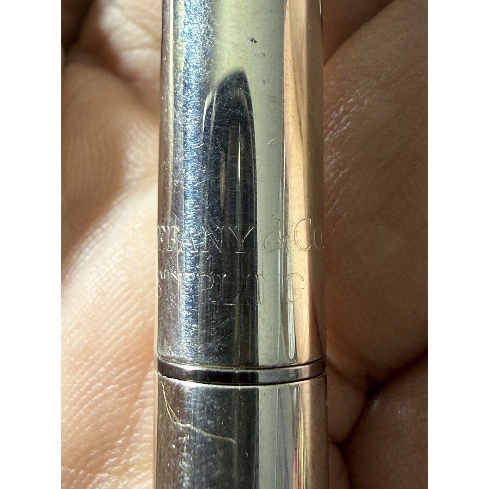 Rare One Of A Kind Vintage Tiffany & Co Sterling Silver 925 Dual Ink Pen Hadley - Picture 4 of 7